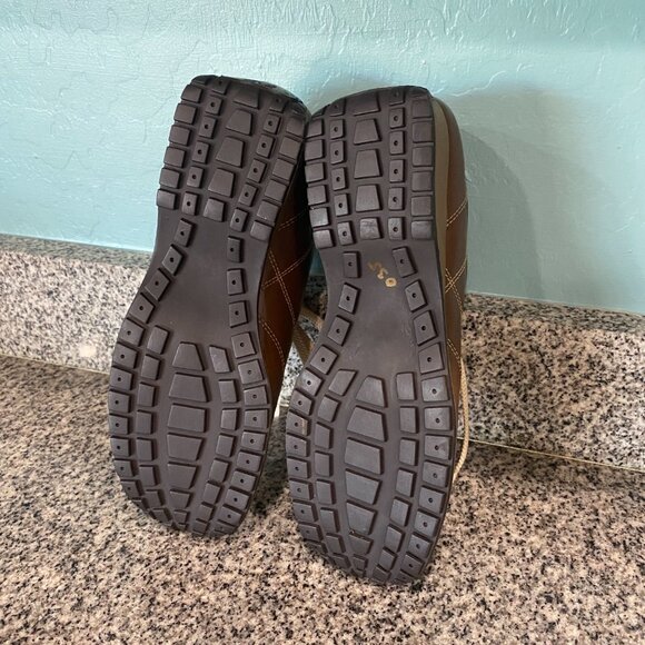 Anne Klein AK2 Brown Leather Lace Up Driving Sneaker Size 8M - Picture 10 of 11